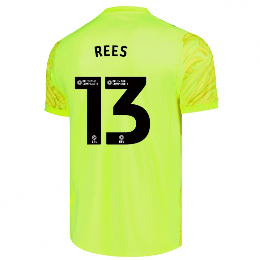 Danxen Donna Harvey Rees #13 Maglia Gara Portiere Verde Fluo 2025/26 Maglietta