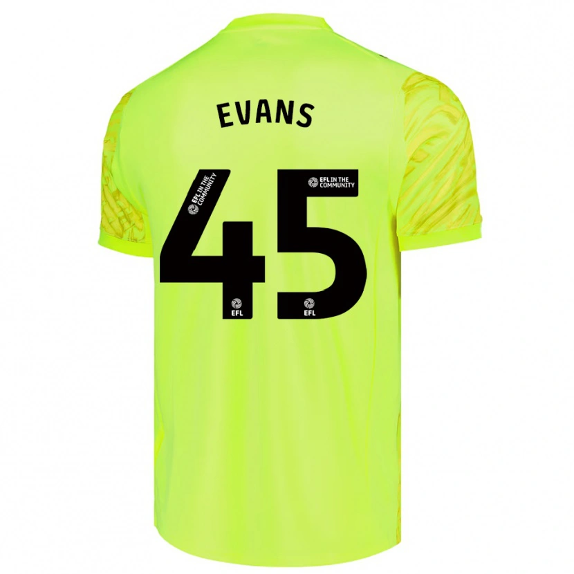 Danxen Donna Harry Evans #45 Maglia Gara Portiere Verde Fluo 2025/26 Maglietta