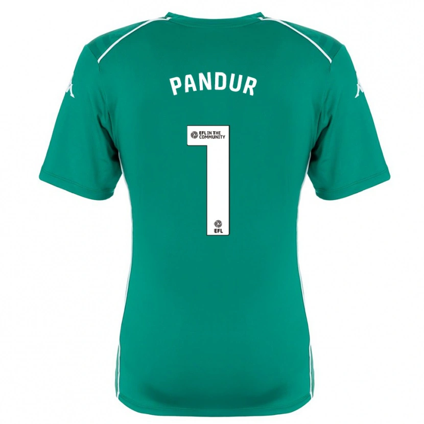 Danxen Donna Ivor Pandur #1 Maglia Gara Portiere Verde Bianco 2025/26 Maglietta