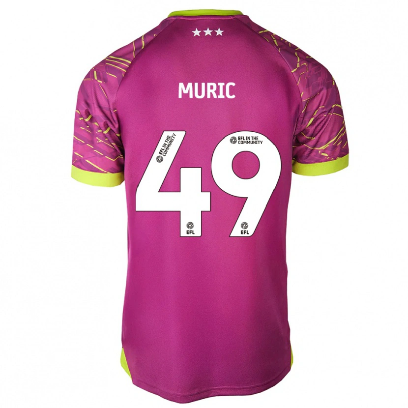 Danxen Donna Arijanet Muric #49 Maglia Gara Portiere Rosso Melanzana 2025/26 Maglietta