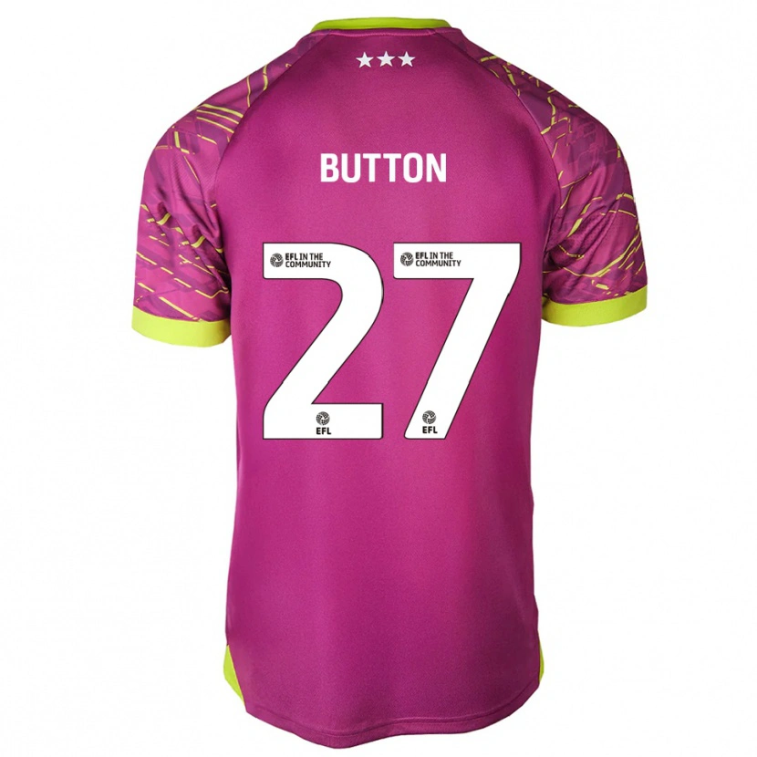 Danxen Donna David Button #27 Maglia Gara Portiere Rosso Melanzana 2025/26 Maglietta