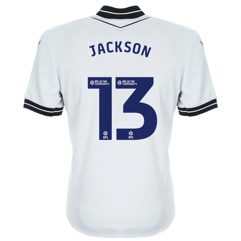 Danxen Donna Will Jackson #13 Maglia Gara Portiere Bianco Blu Reale 2025/26 Maglietta