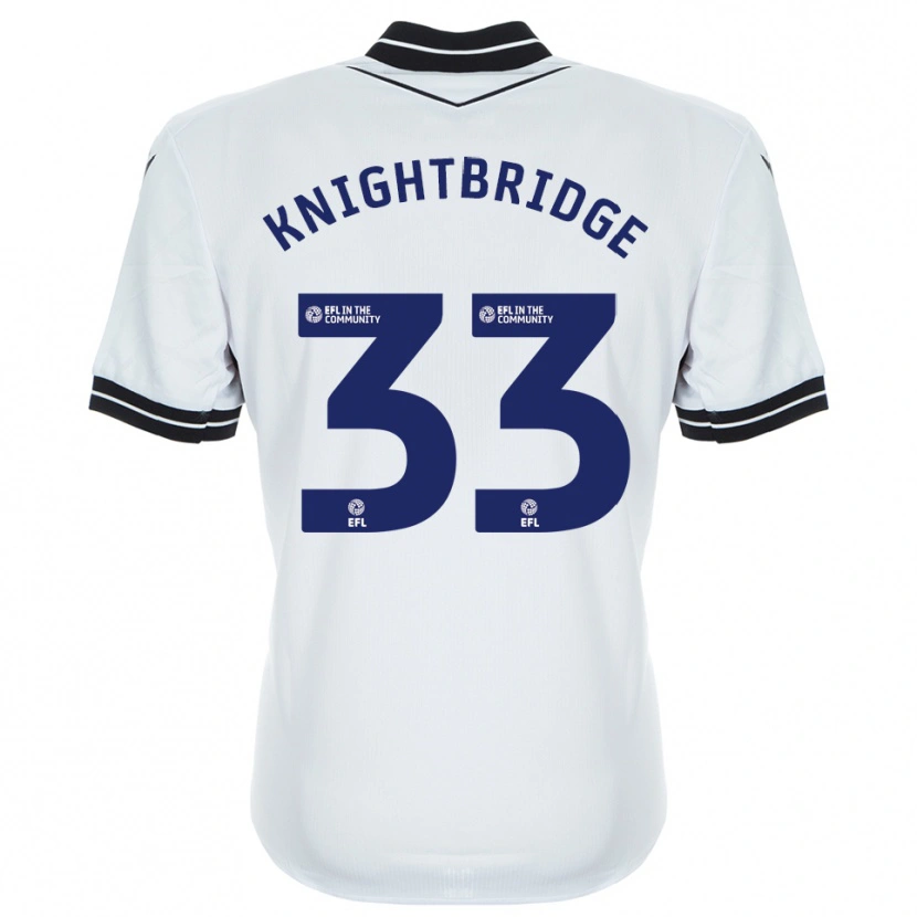 Danxen Donna Jacob Knightbridge #33 Maglia Gara Portiere Bianco Blu Reale 2025/26 Maglietta