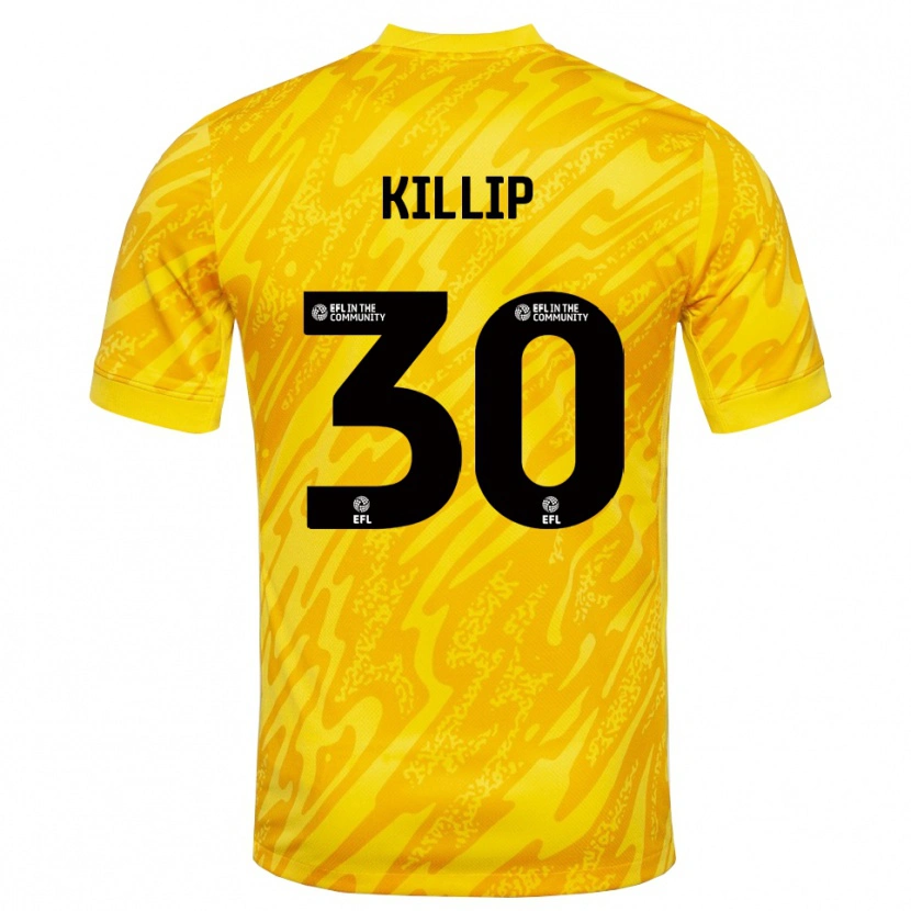 Danxen Donna Ben Killip #30 Maglia Gara Portiere Nero Giallo 2025/26 Maglietta