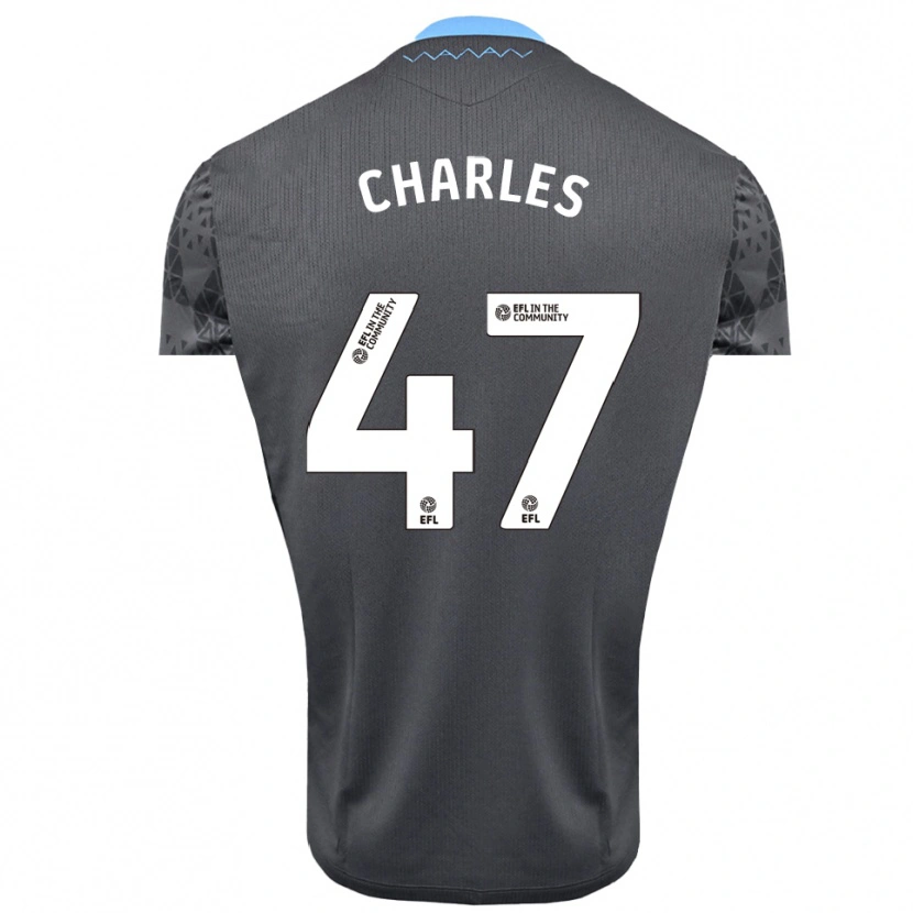 Danxen Donna Pierce Charles #47 Maglia Gara Portiere Bianco Grigio 2025/26 Maglietta