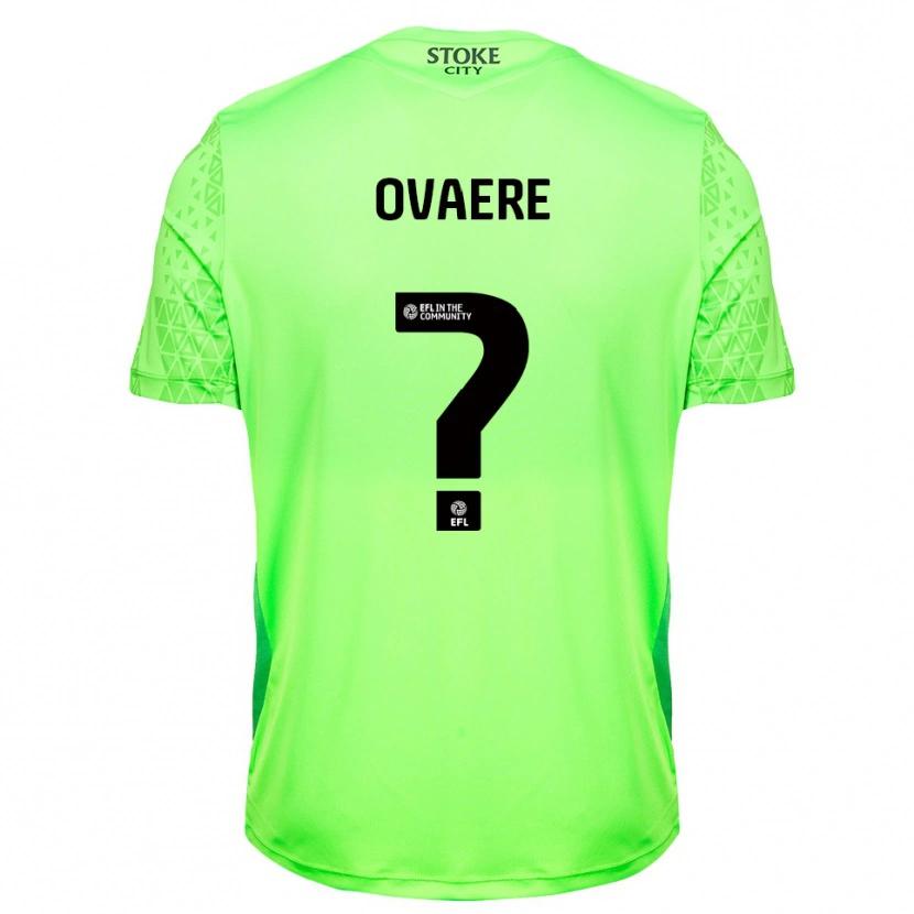 Danxen Donna Hayden Ovaere #0 Maglia Gara Portiere Verde Nero 2025/26 Maglietta