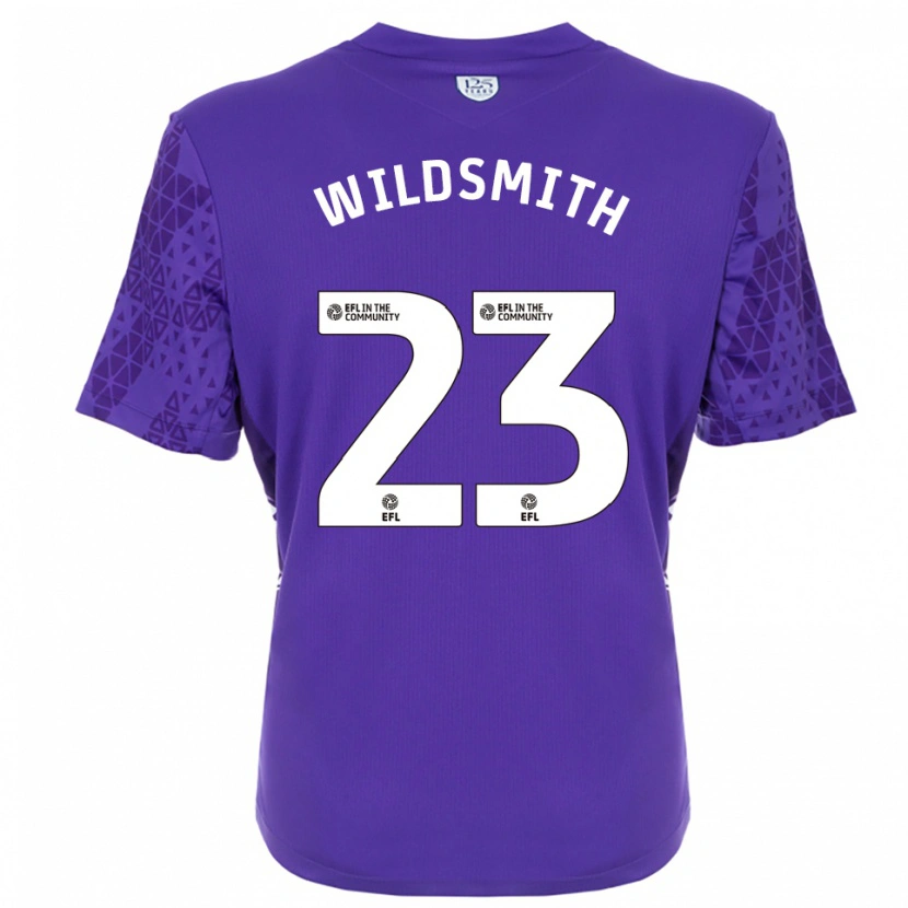 Danxen Donna Joe Wildsmith #23 Maglia Gara Portiere Viola Bianco 2025/26 Maglietta
