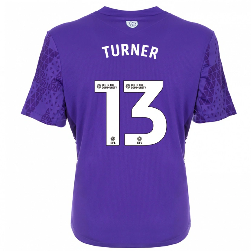 Danxen Donna Shannon Turner #13 Maglia Gara Portiere Viola Bianco 2025/26 Maglietta
