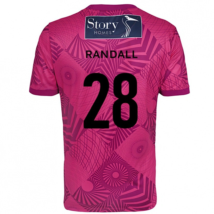 Danxen Donna Thomas Randall #28 Maglia Gara Portiere Viola Magenta 2025/26 Maglietta