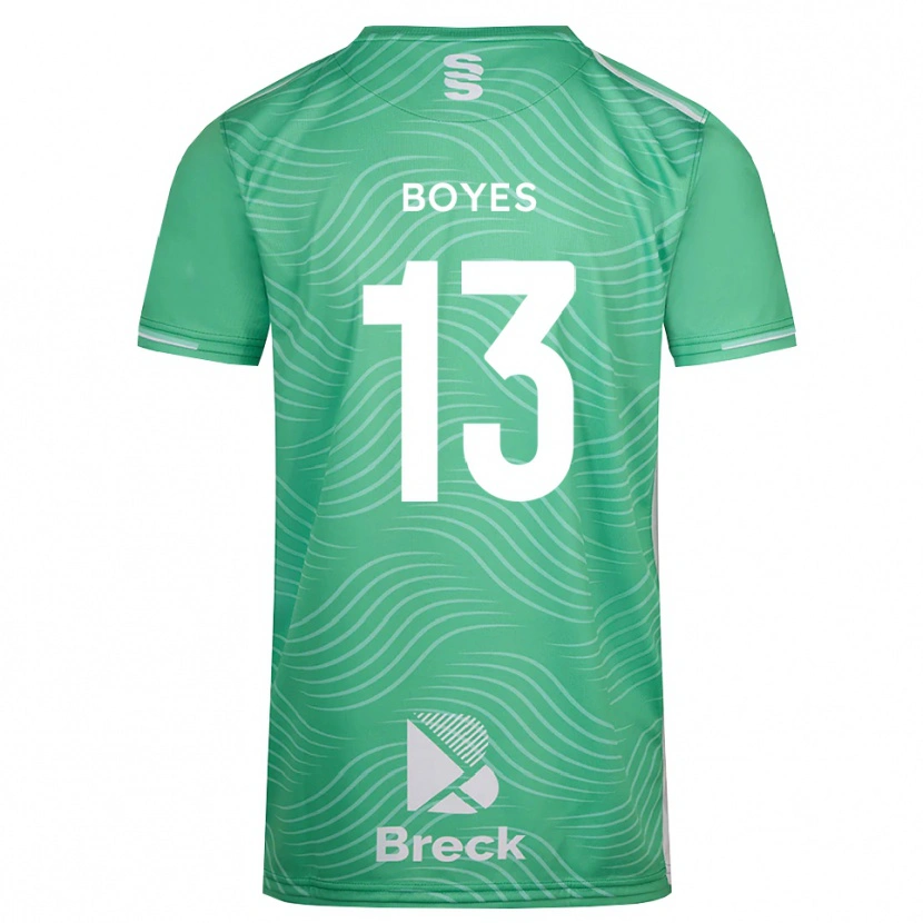 Danxen Donna Patrick Boyes #13 Maglia Gara Portiere Verde Turchese 2025/26 Maglietta