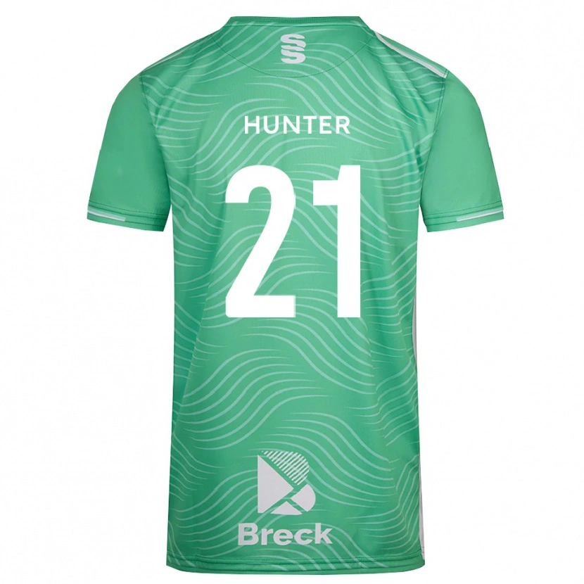 Danxen Donna Megan Hunter #21 Maglia Gara Portiere Verde Turchese 2025/26 Maglietta