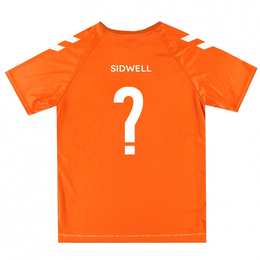 Danxen Donna Rebecca Sidwell #0 Maglia Gara Portiere Bianco Arancio 2025/26 Maglietta