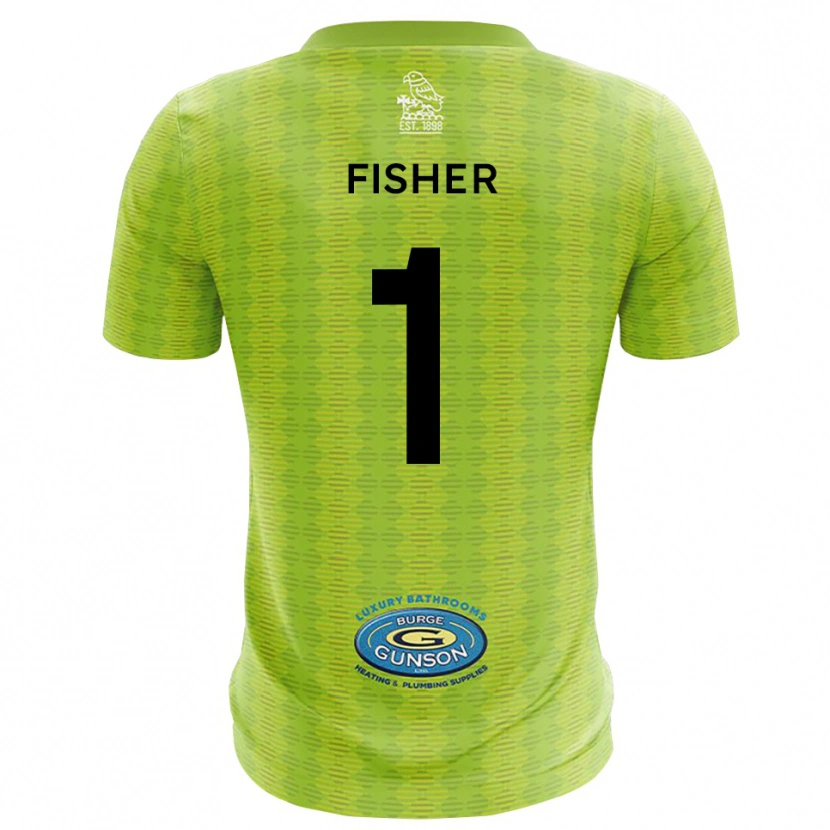 Danxen Donna Tobias Fisher #1 Maglia Gara Portiere Verde Prato 2025/26 Maglietta