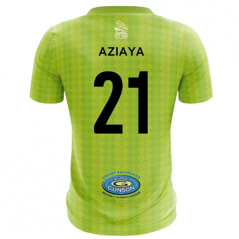 Danxen Donna David Aziaya #21 Maglia Gara Portiere Verde Prato 2025/26 Maglietta