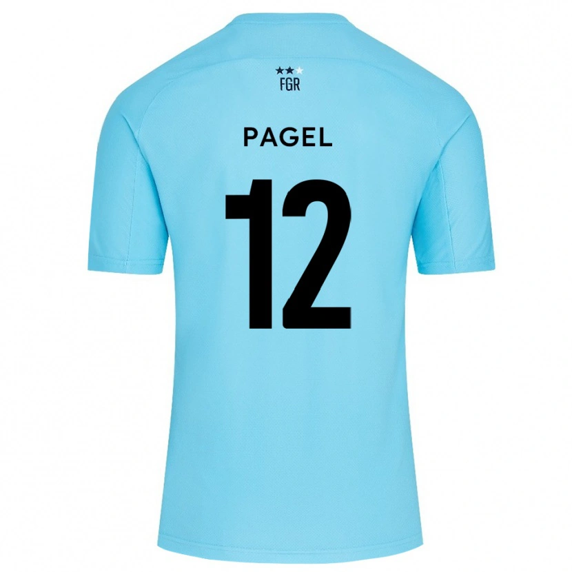 Danxen Donna Fiachra Pagel #12 Maglia Gara Portiere Bianco Cielo 2025/26 Maglietta