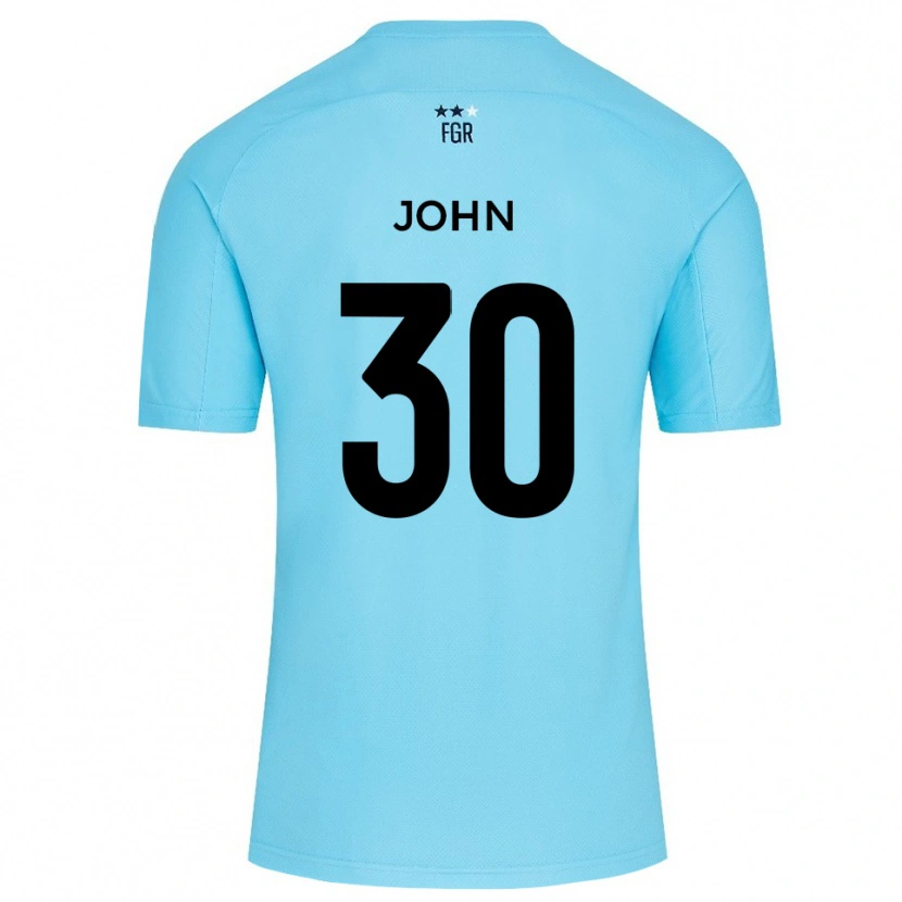 Danxen Donna Dylan John #30 Maglia Gara Portiere Bianco Cielo 2025/26 Maglietta