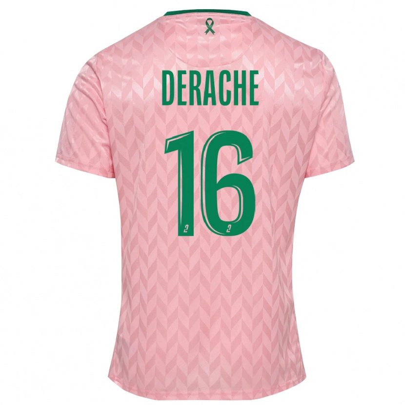 Danxen Donna Joseph Derache #16 Maglia Gara Portiere Verde Rosa 2025/26 Maglietta
