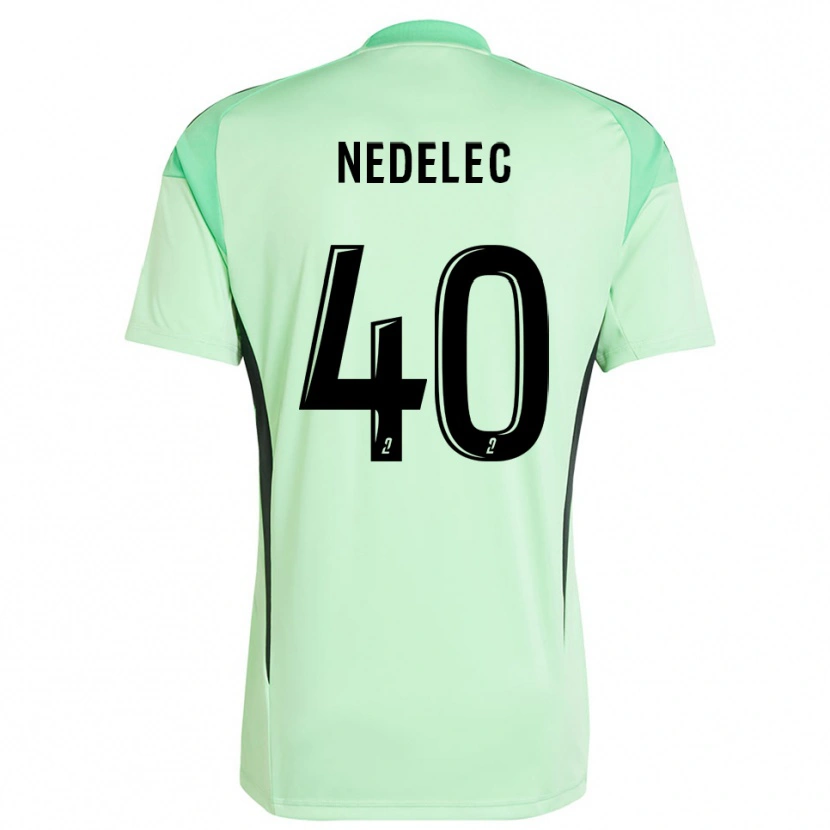 Danxen Donna Aymerick Nedelec #40 Maglia Gara Portiere Verde Chiaro Nero 2025/26 Maglietta