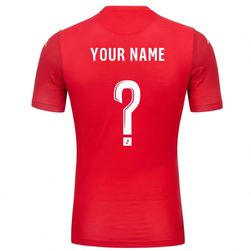 Danxen Donna Red Star Paris Maglia Gara Portiere Bianco Rosso 2025/26 Maglietta