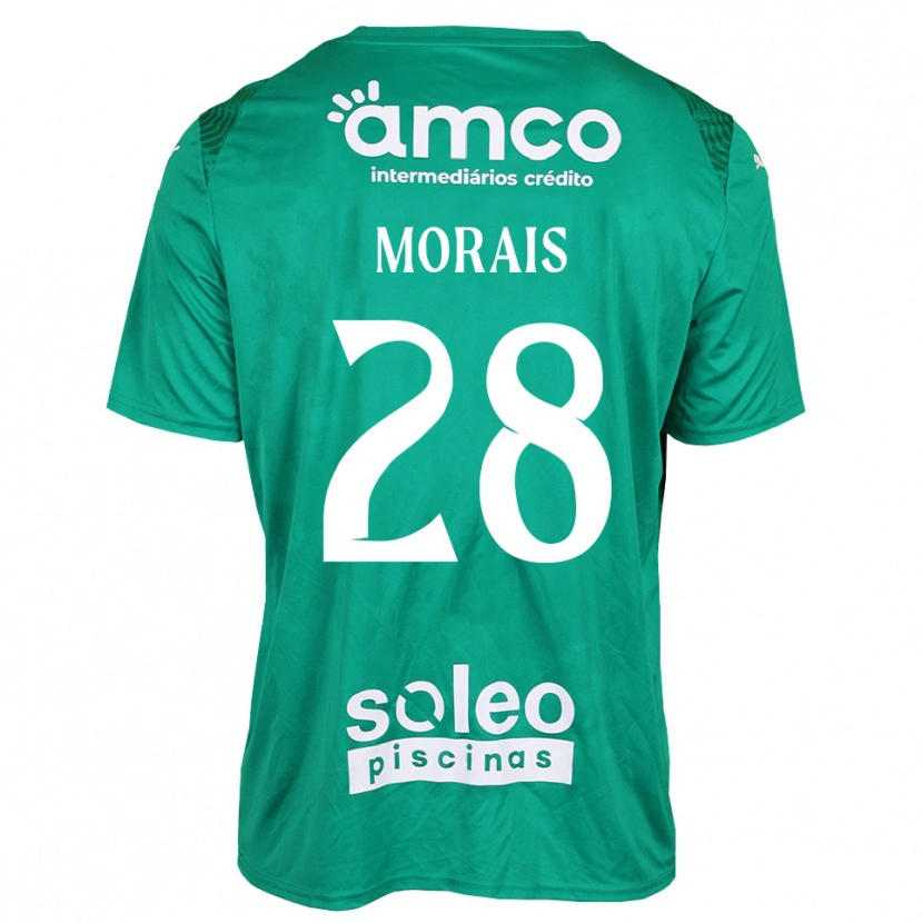 Danxen Donna Patrícia Morais #28 Maglia Gara Portiere Verde Bianco 2025/26 Maglietta