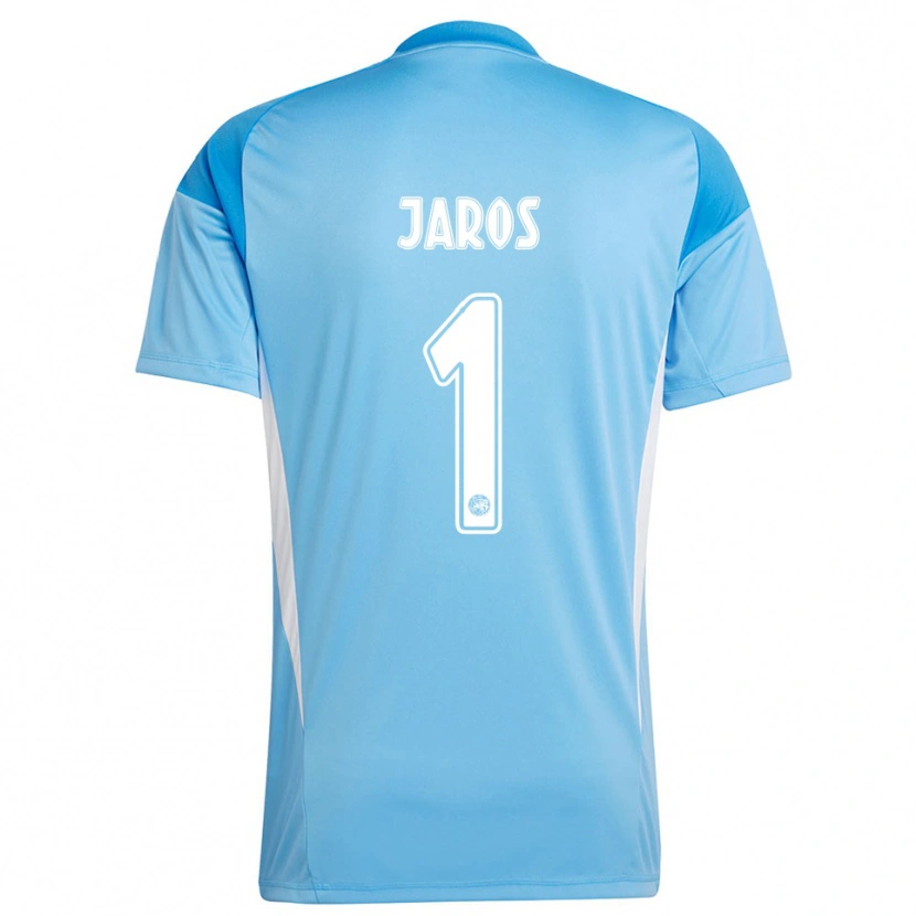 Danxen Donna Vitezslav Jaros #1 Maglia Gara Portiere Blu Chiaro Bianco 2025/26 Maglietta