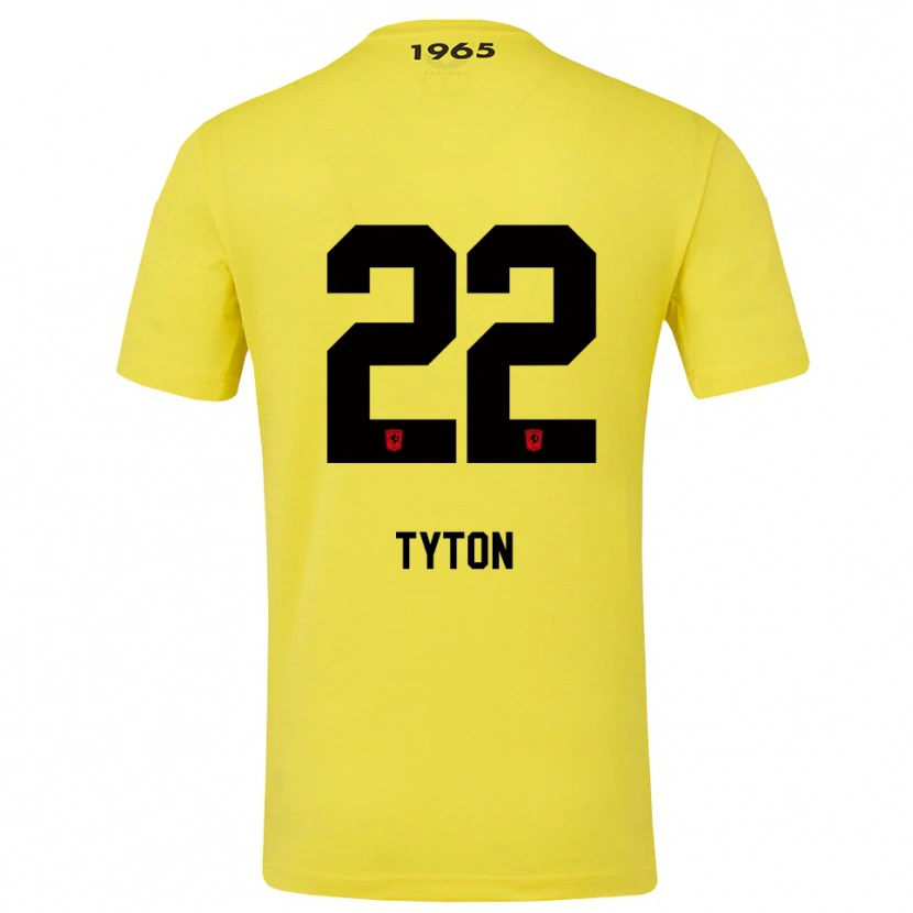 Danxen Donna Przemyslaw Tyton #22 Maglia Gara Portiere Giallo Nero 2025/26 Maglietta