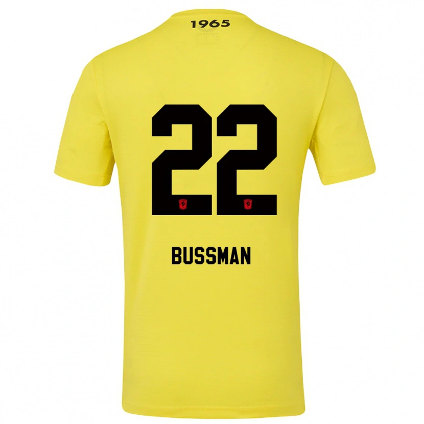 Danxen Donna Fiene Bussman #22 Maglia Gara Portiere Giallo Nero 2025/26 Maglietta