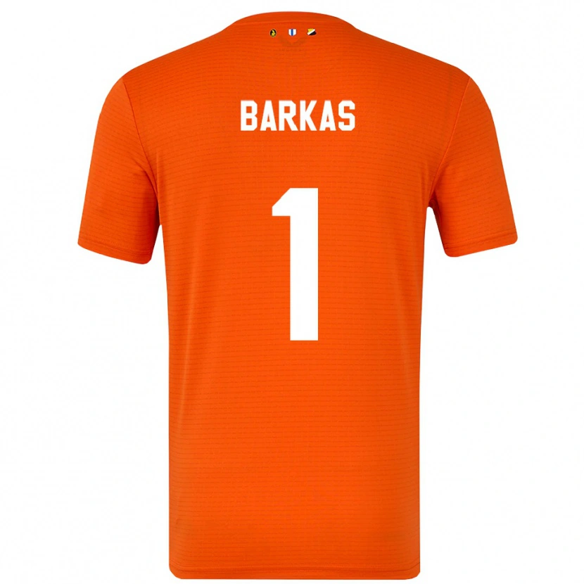 Danxen Donna Vasilios Barkas #1 Maglia Gara Portiere Arancio Nero 2025/26 Maglietta