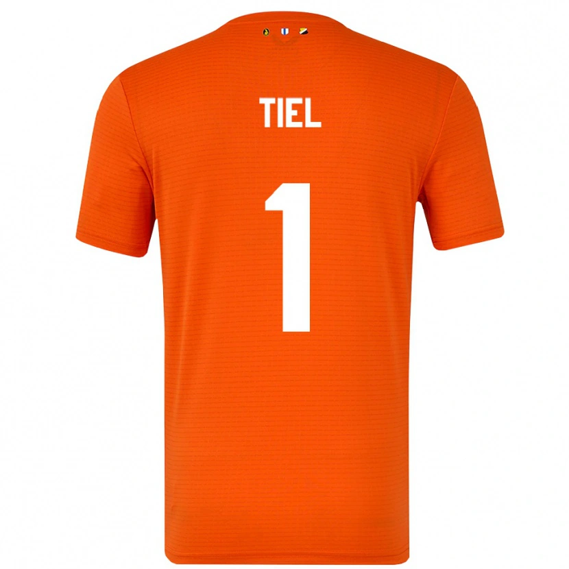 Danxen Donna Mick Tiel #1 Maglia Gara Portiere Arancio Nero 2025/26 Maglietta