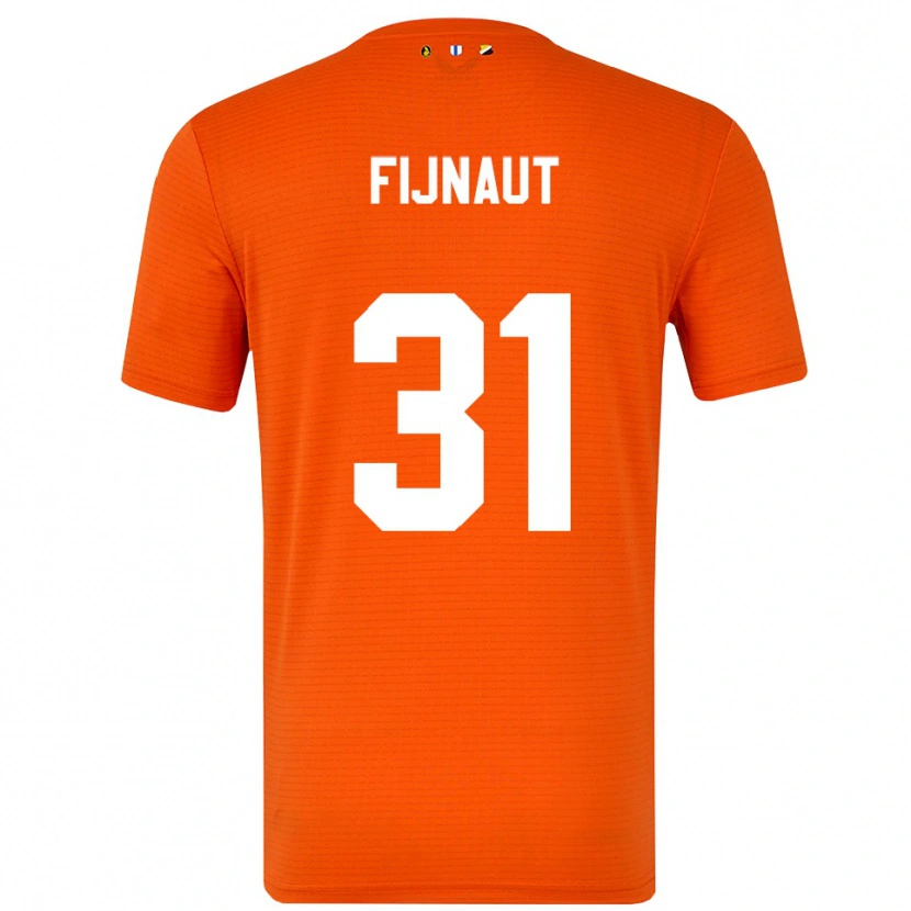 Danxen Donna Lucas Fijnaut #31 Maglia Gara Portiere Arancio Nero 2025/26 Maglietta
