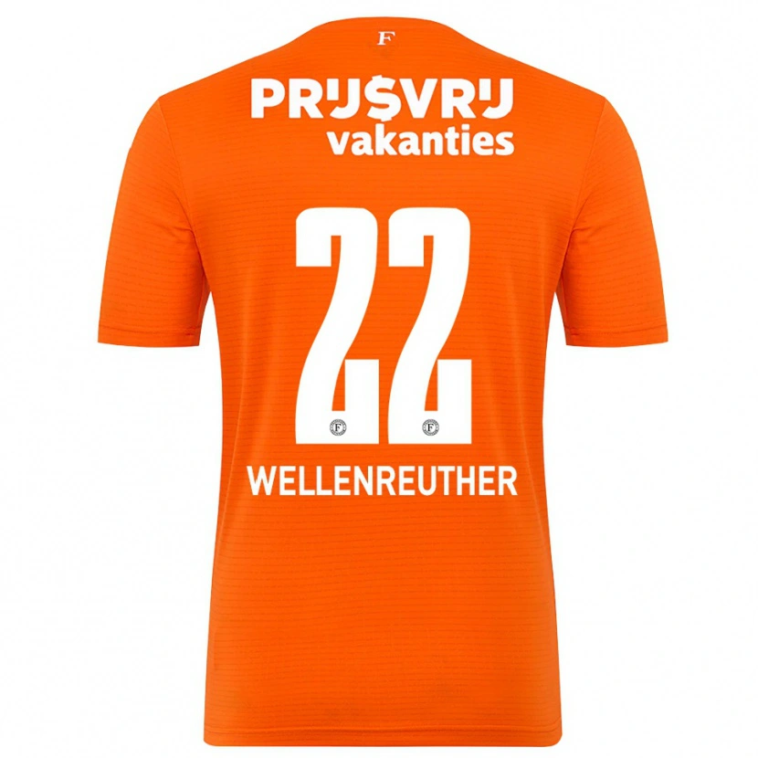 Danxen Donna Timon Wellenreuther #22 Maglia Gara Portiere Arancio Nero 2025/26 Maglietta