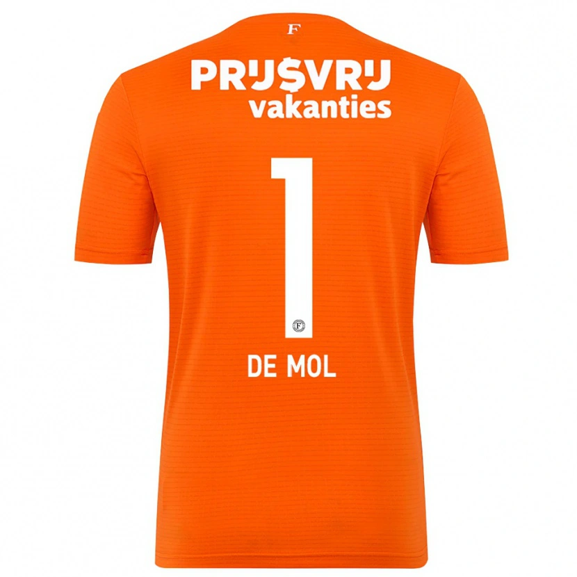 Danxen Donna Stenn de Mol #1 Maglia Gara Portiere Arancio Nero 2025/26 Maglietta