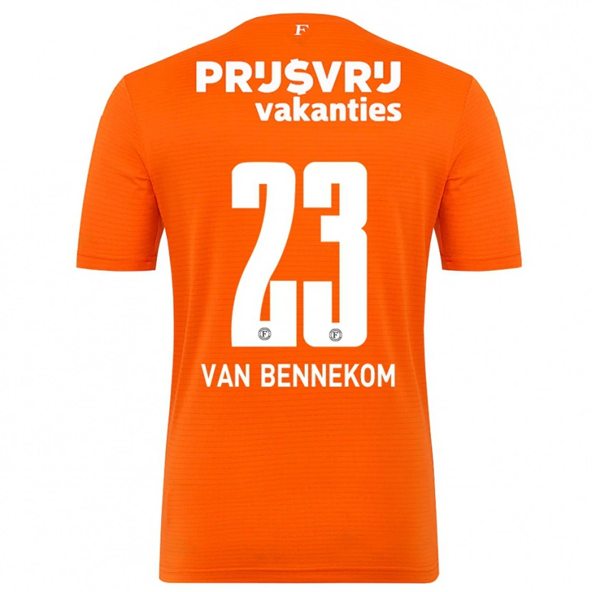 Danxen Donna Duron van Bennekom #23 Maglia Gara Portiere Arancio Nero 2025/26 Maglietta