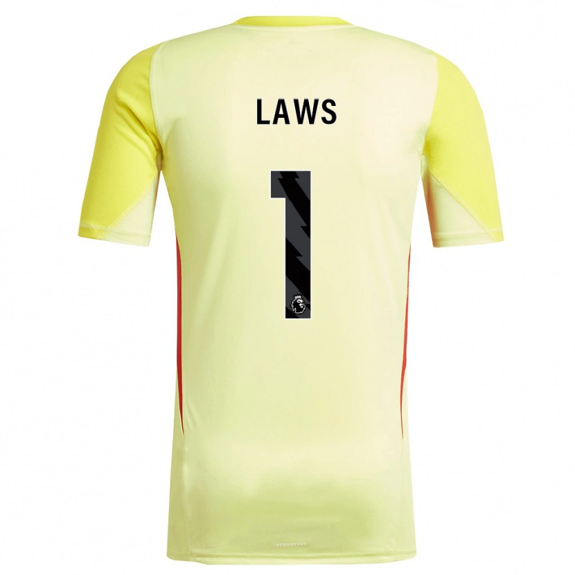 Danxen Donna Rachael Laws #1 Maglia Gara Portiere Giallo Rosso 2025/26 Maglietta