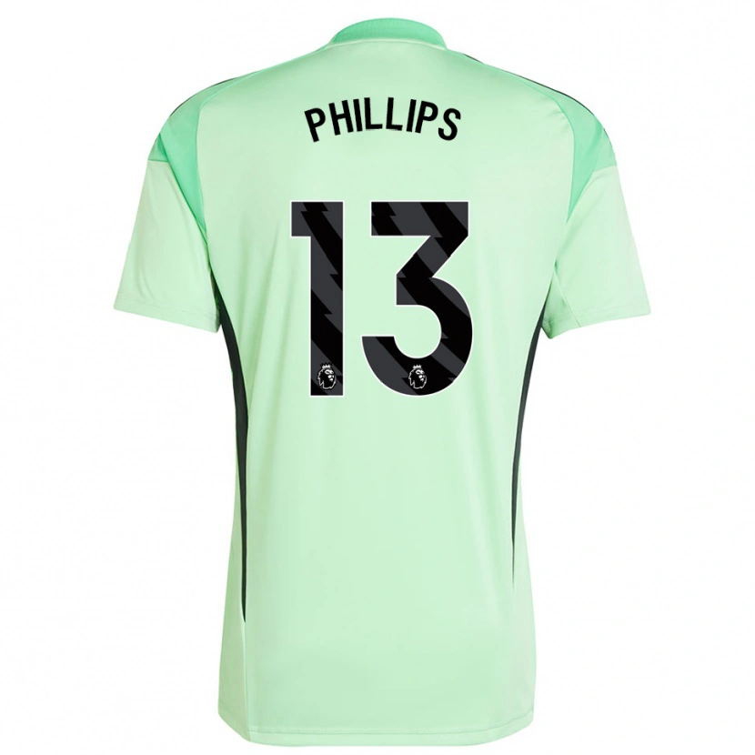 Danxen Donna Charlie Phillips #13 Maglia Gara Portiere Verde Chiaro Nero 2025/26 Maglietta