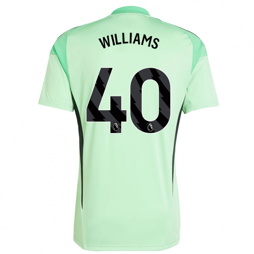 Danxen Donna Naomi Williams #40 Maglia Gara Portiere Verde Chiaro Nero 2025/26 Maglietta