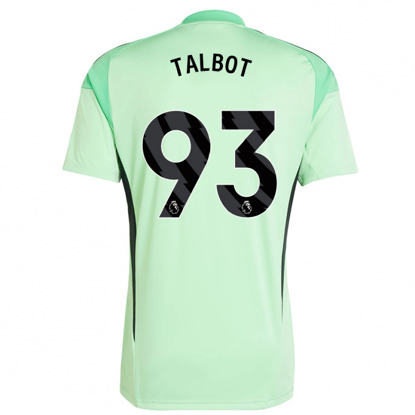 Danxen Donna Jack Talbot #93 Maglia Gara Portiere Verde Chiaro Nero 2025/26 Maglietta