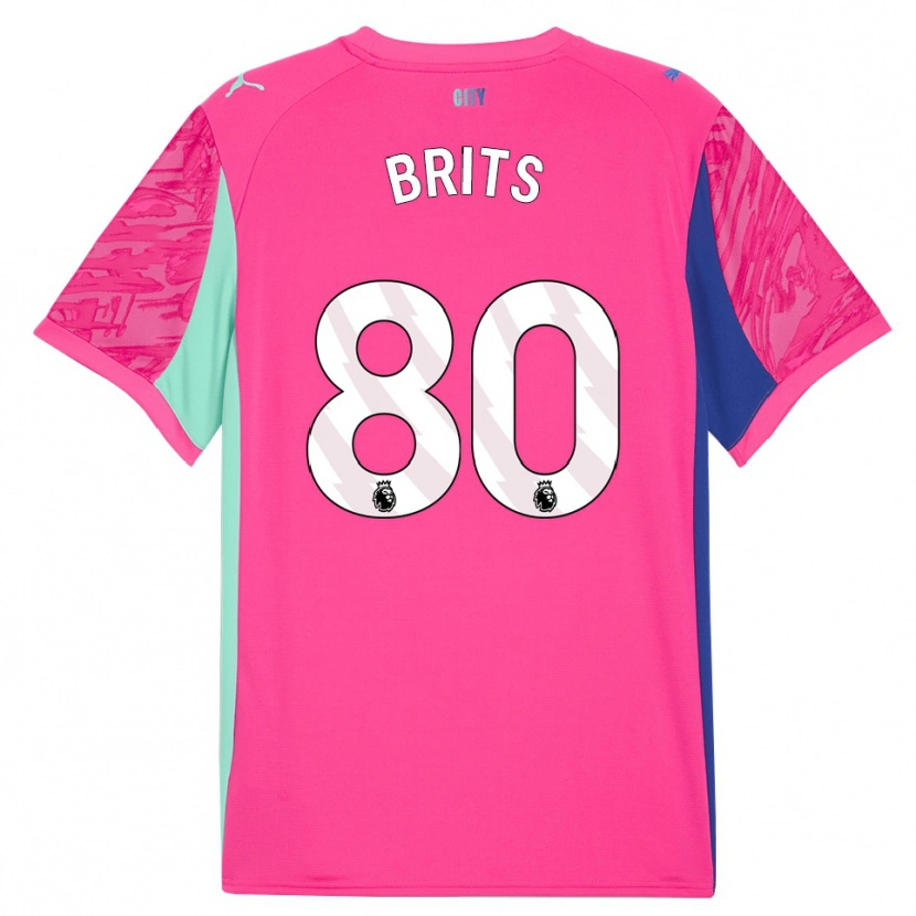 Danxen Donna Spike Brits #80 Maglia Gara Portiere Rosa Chiaro 2025/26 Maglietta