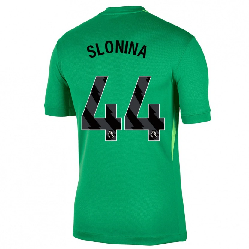 Danxen Donna Gabriel Slonina #44 Maglia Gara Portiere Verde Nero 2025/26 Maglietta
