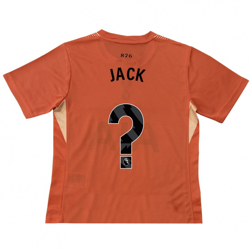 Danxen Donna Mikel Jack #0 Maglia Gara Portiere Arancio Nero 2025/26 Maglietta