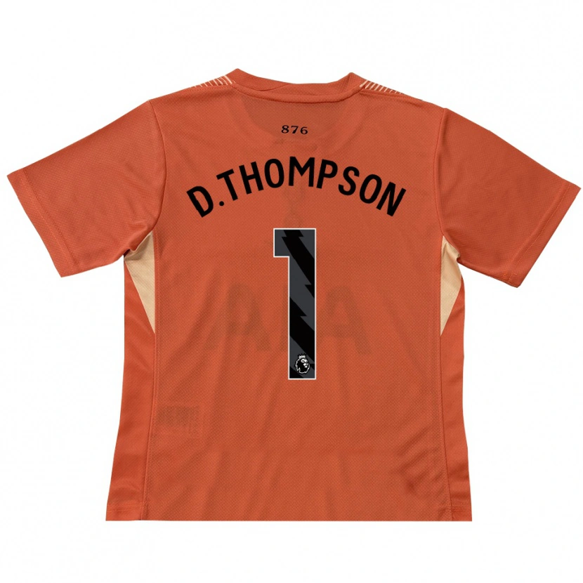Danxen Donna Dylan Thompson #1 Maglia Gara Portiere Arancio Nero 2025/26 Maglietta