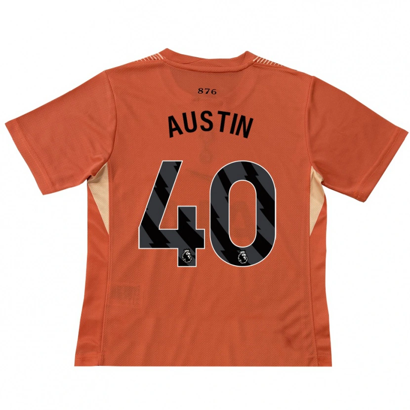 Danxen Donna Brandon Austin #40 Maglia Gara Portiere Arancio Nero 2025/26 Maglietta