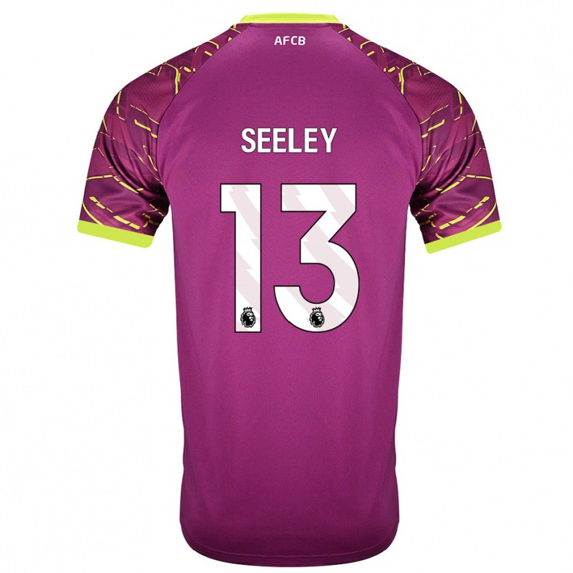 Danxen Donna Will Seeley #13 Maglia Gara Portiere Magenta Scuro 2025/26 Maglietta