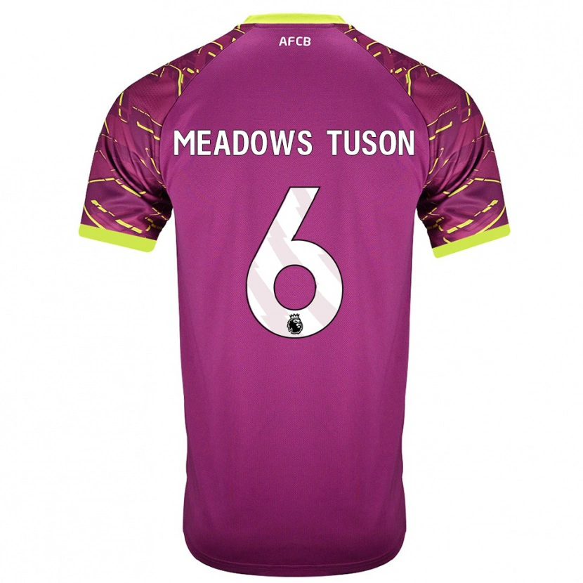 Danxen Donna Freya Meadows Tuson #6 Maglia Gara Portiere Magenta Scuro 2025/26 Maglietta