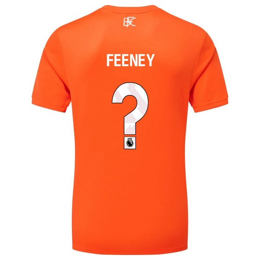 Danxen Donna Callum Feeney #0 Maglia Gara Portiere Arancio Bianco 2025/26 Maglietta