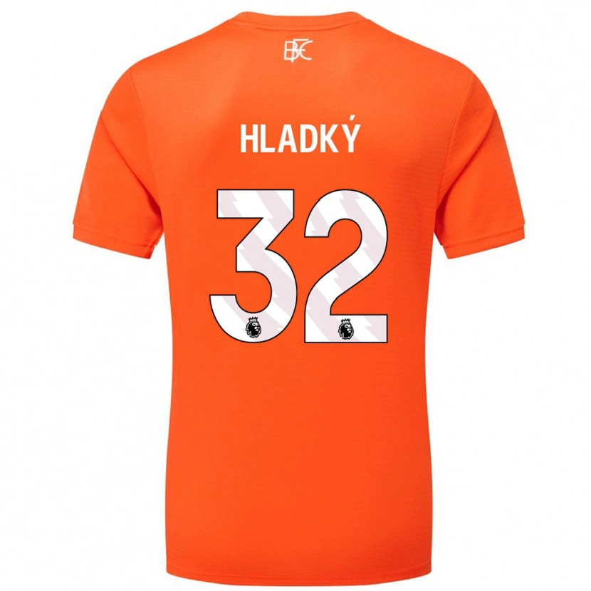Danxen Donna Vaclav Hladky #32 Maglia Gara Portiere Arancio Bianco 2025/26 Maglietta