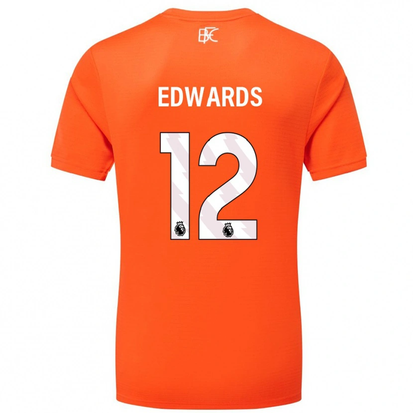 Danxen Donna Connor Edwards #12 Maglia Gara Portiere Arancio Bianco 2025/26 Maglietta