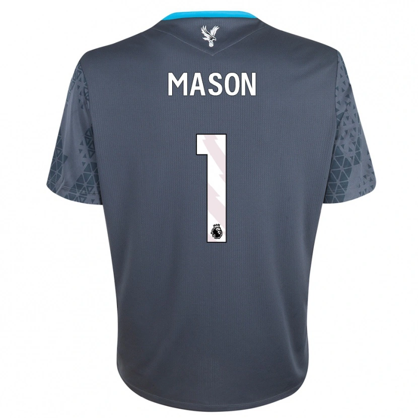 Danxen Donna Jack Mason #1 Maglia Gara Portiere Grigio Scuro Bianco 2025/26 Maglietta