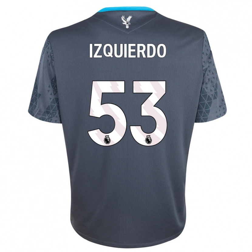 Danxen Donna Jackson Izquierdo #53 Maglia Gara Portiere Grigio Scuro Bianco 2025/26 Maglietta
