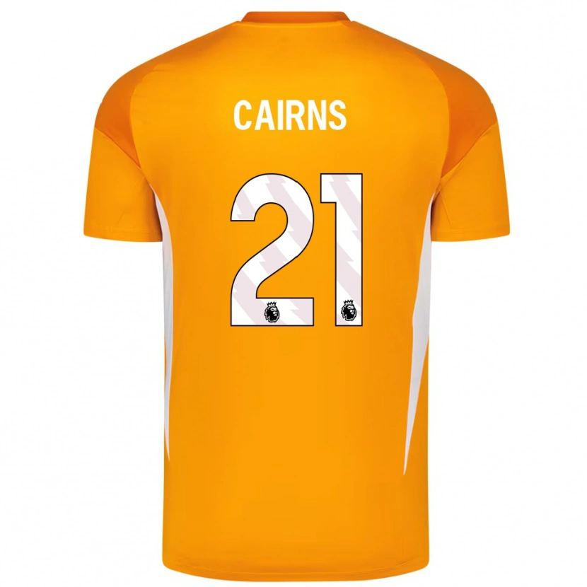 Danxen Donna Alex Cairns #21 Maglia Gara Portiere Arancio Bianco 2025/26 Maglietta